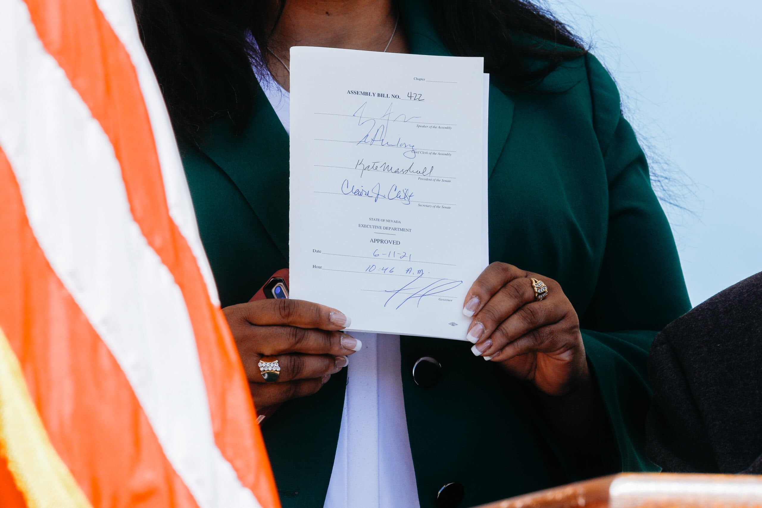 Sisolak celebrates bills that expand voting access during ceremonial signing