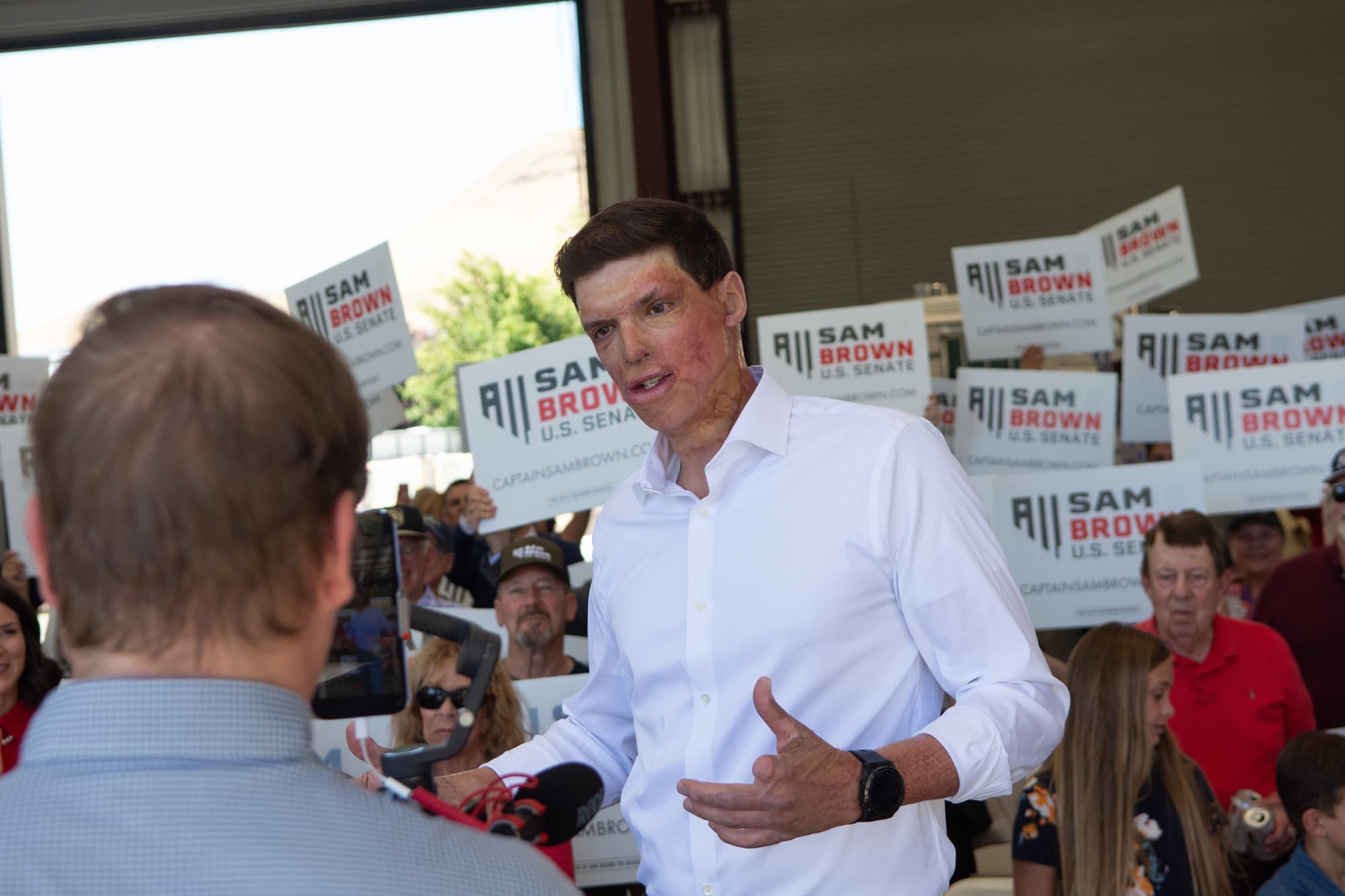 Pro-Sam Brown group polling finds him leading GOP Senate field; many undecided