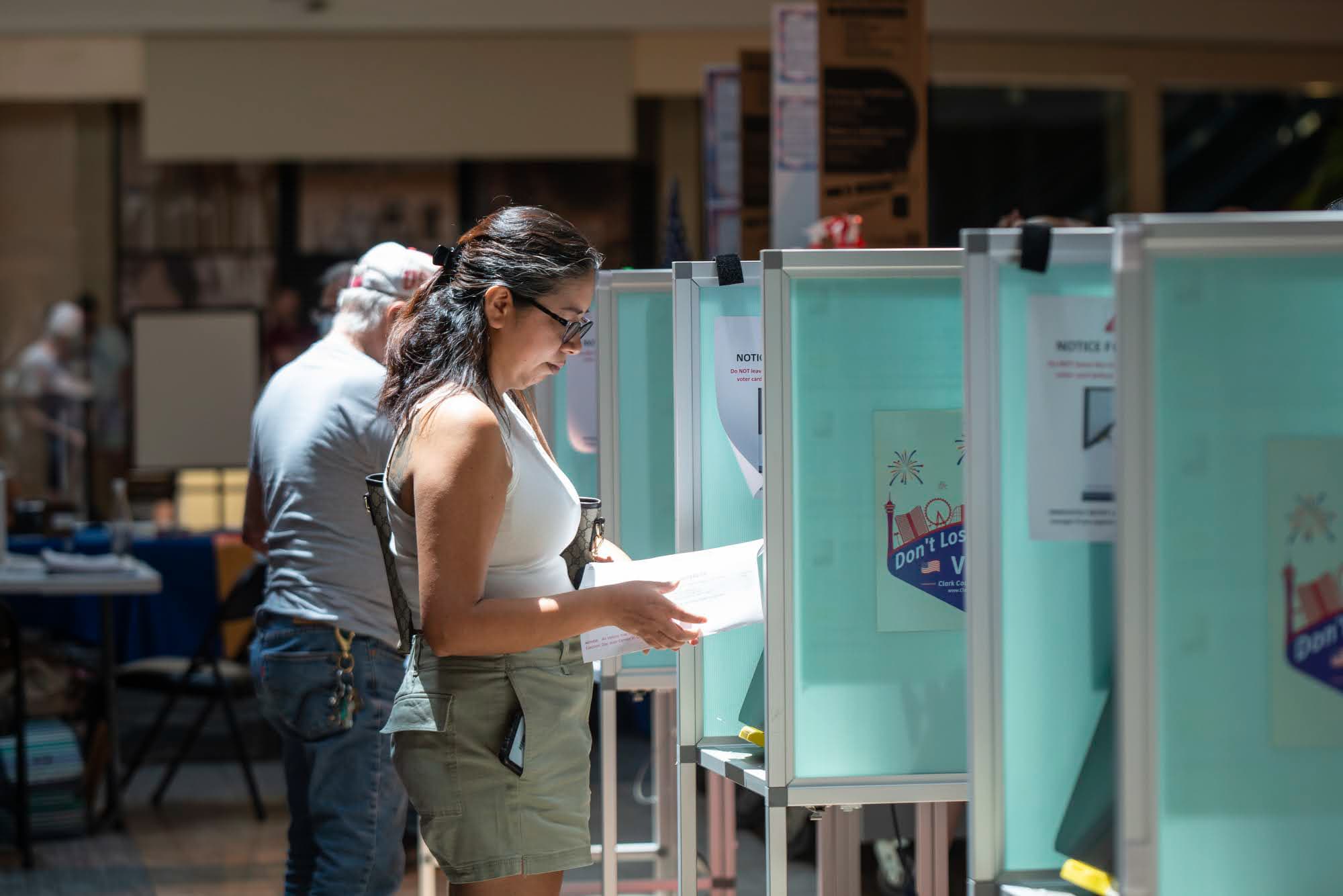 Did 26K Clark County voters support Donald Trump and Jacky Rosen in 2024?