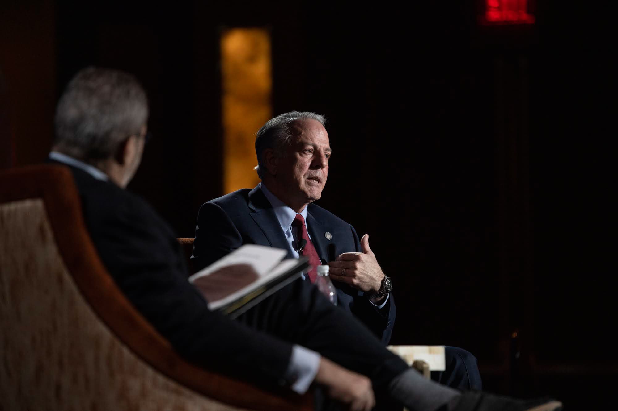 Lombardo: 'Not getting engaged' on presidential primary, Trump re-election bid