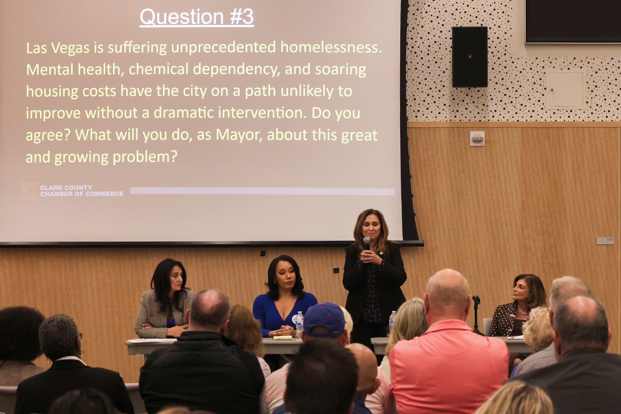 At forum, Las Vegas mayor hopefuls discuss homelessness, priorities for first 100 days