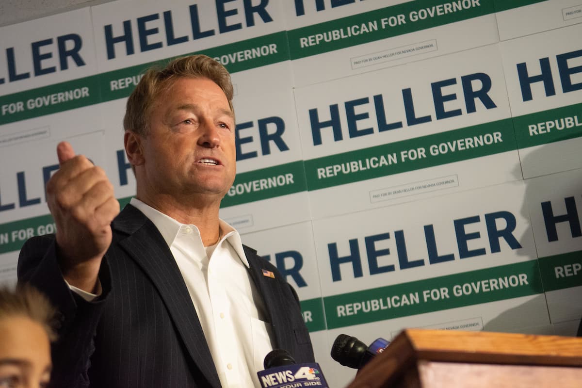 Heller, attempting to stay out of GOP primary scuffles, sets his sights on attacking Sisolak