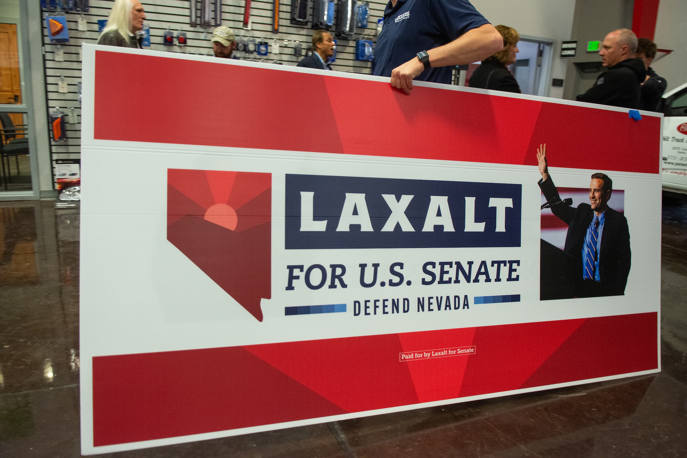 Laxalt Senate bid gets a Trump boost through 10-minute 'tele-rally'