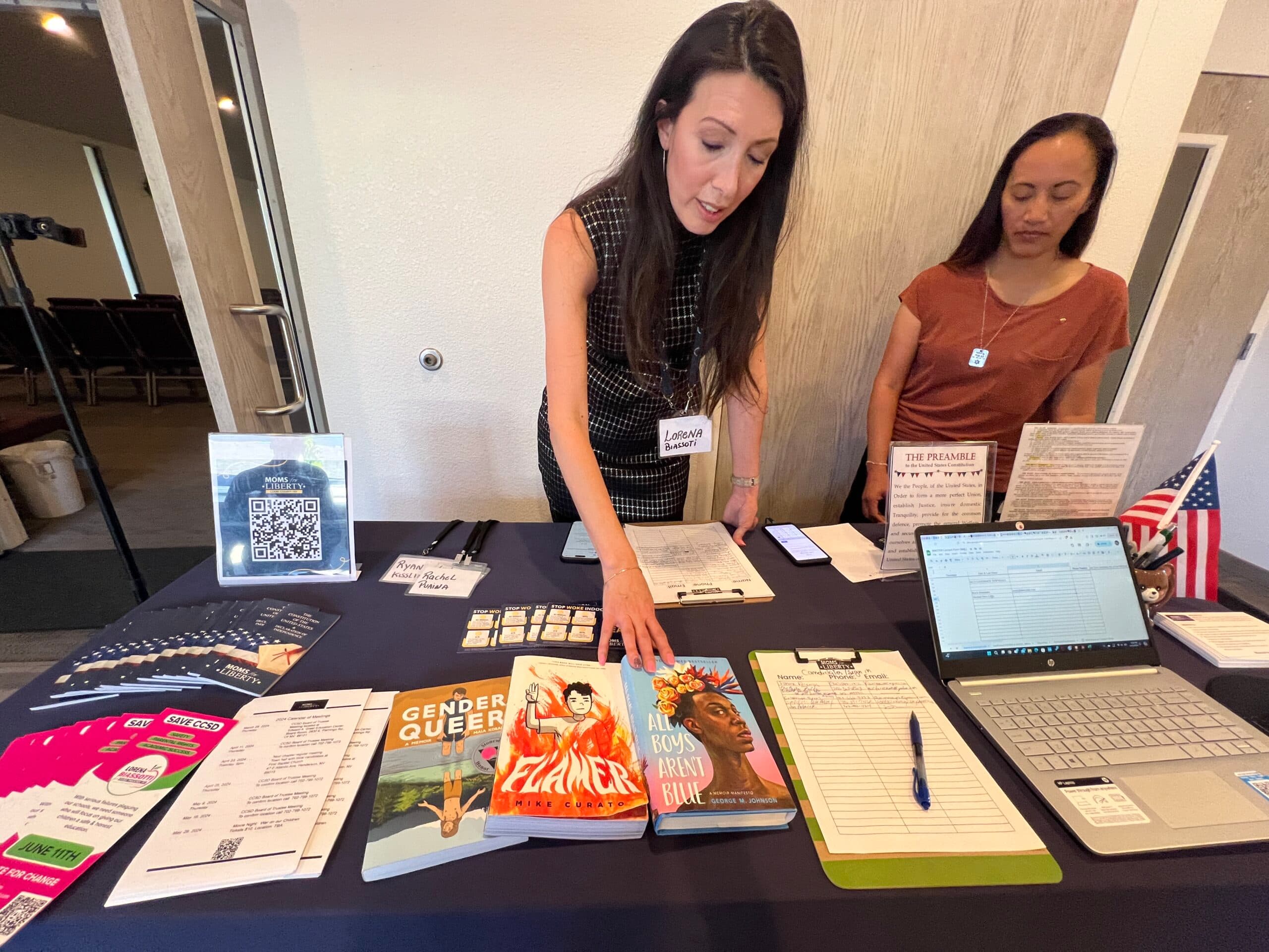 Moms critical of policies, books related to LGBTQ+ students seek school board seats