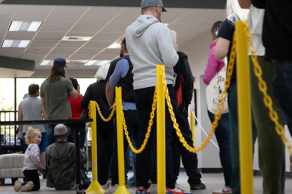 In long lines, Nevada early voters say this is election of their lifetimes
