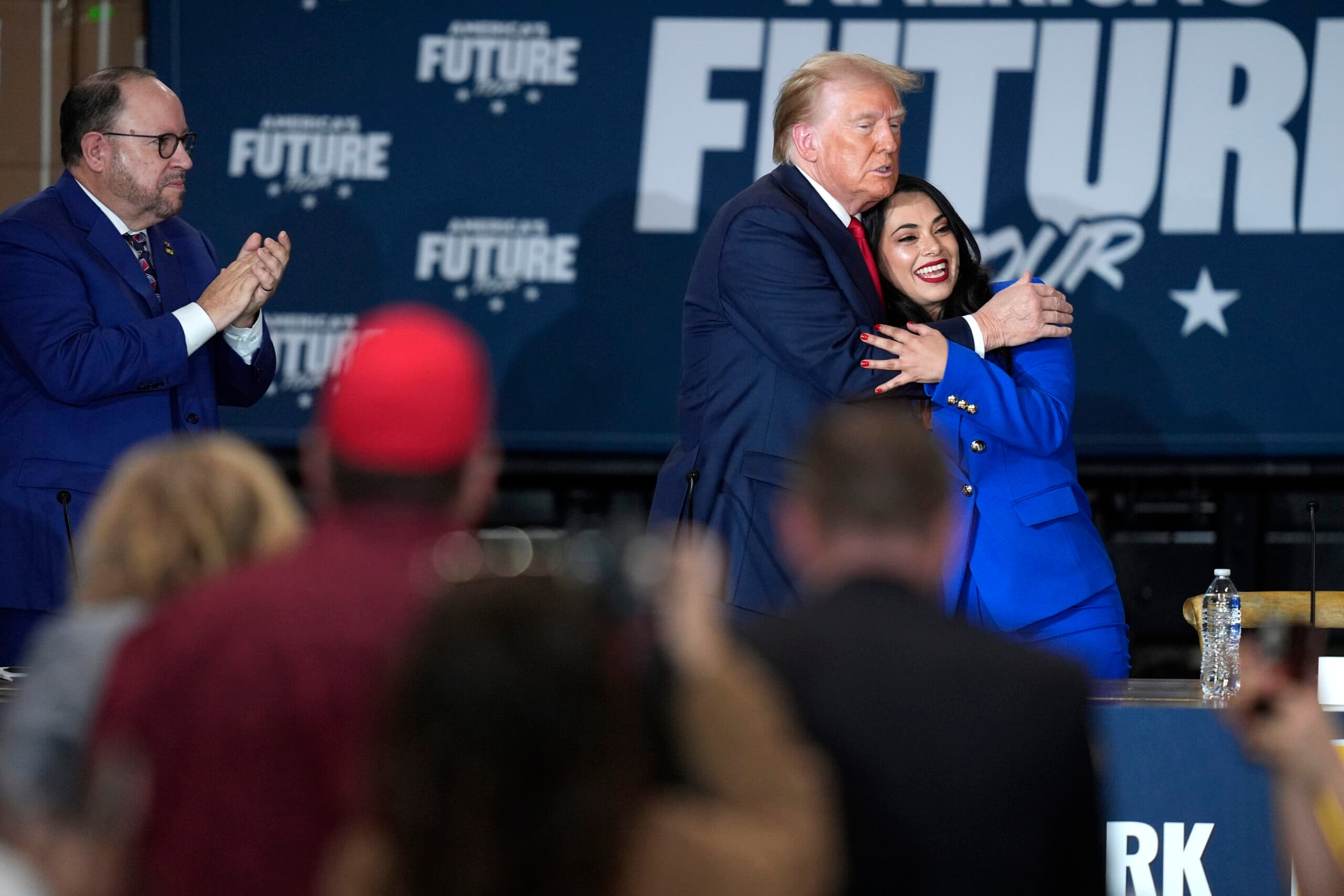 At North Las Vegas roundtable, Trump paints himself as bringer of Latino prosperity