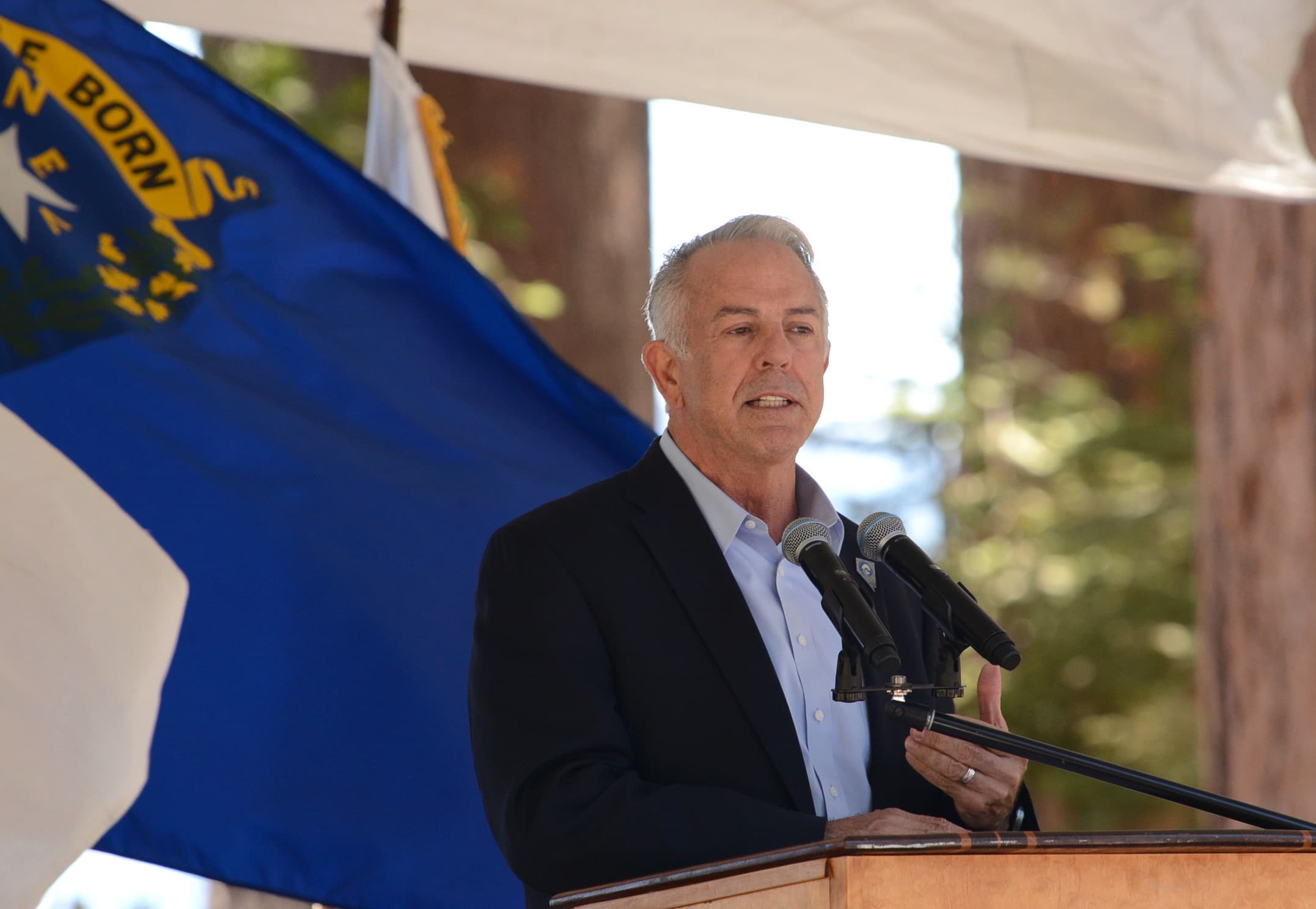 Lombardo touted women's sports measure as 'vote getter' that could help his re-election