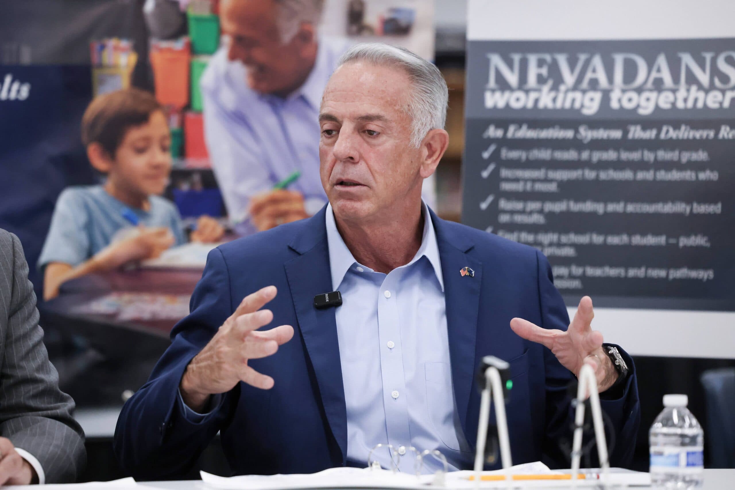Joe Lombardo is running as an education governor. Here's how to grade his record.